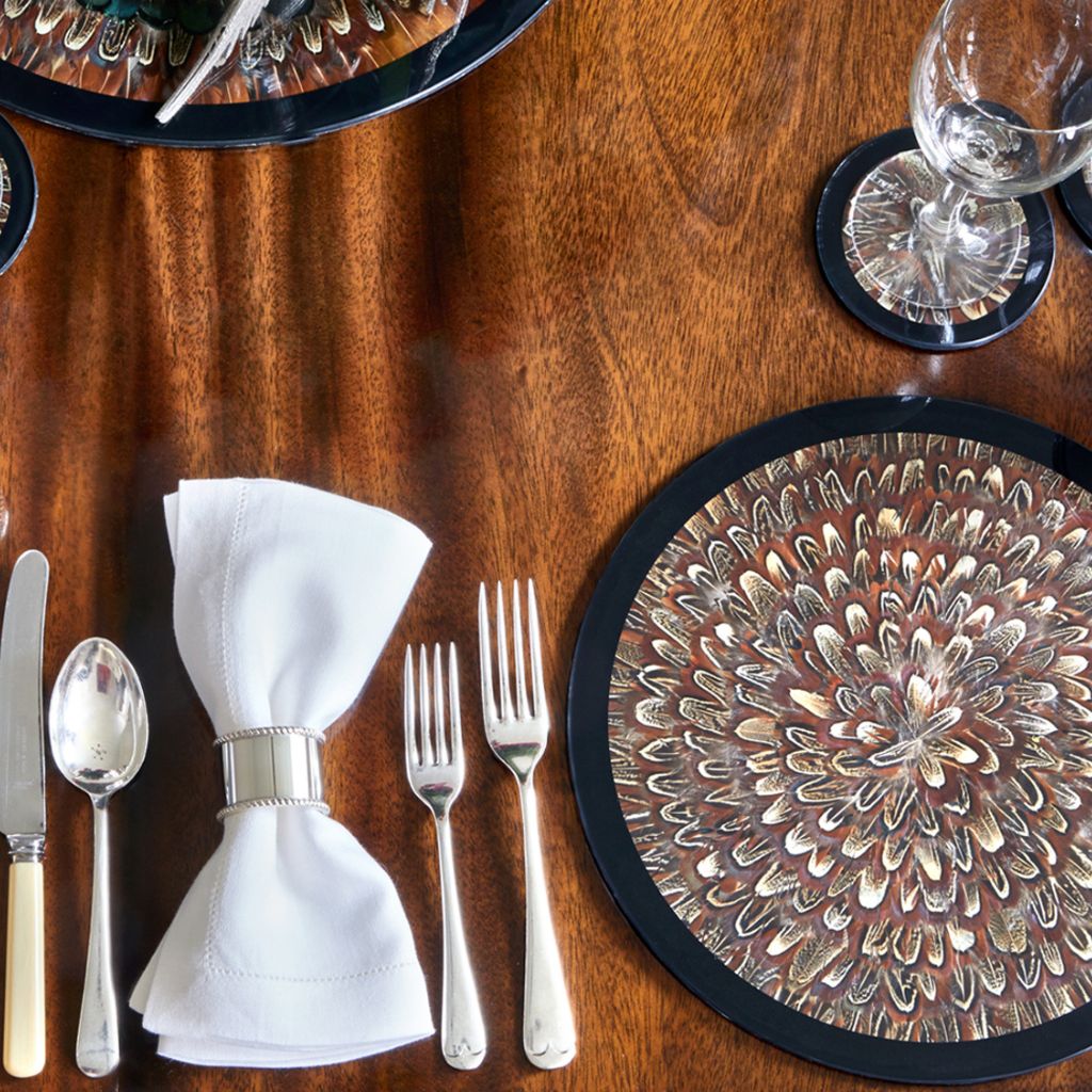 Outlet Item: Cock Pheasant Placemats by Wingfield Digby
