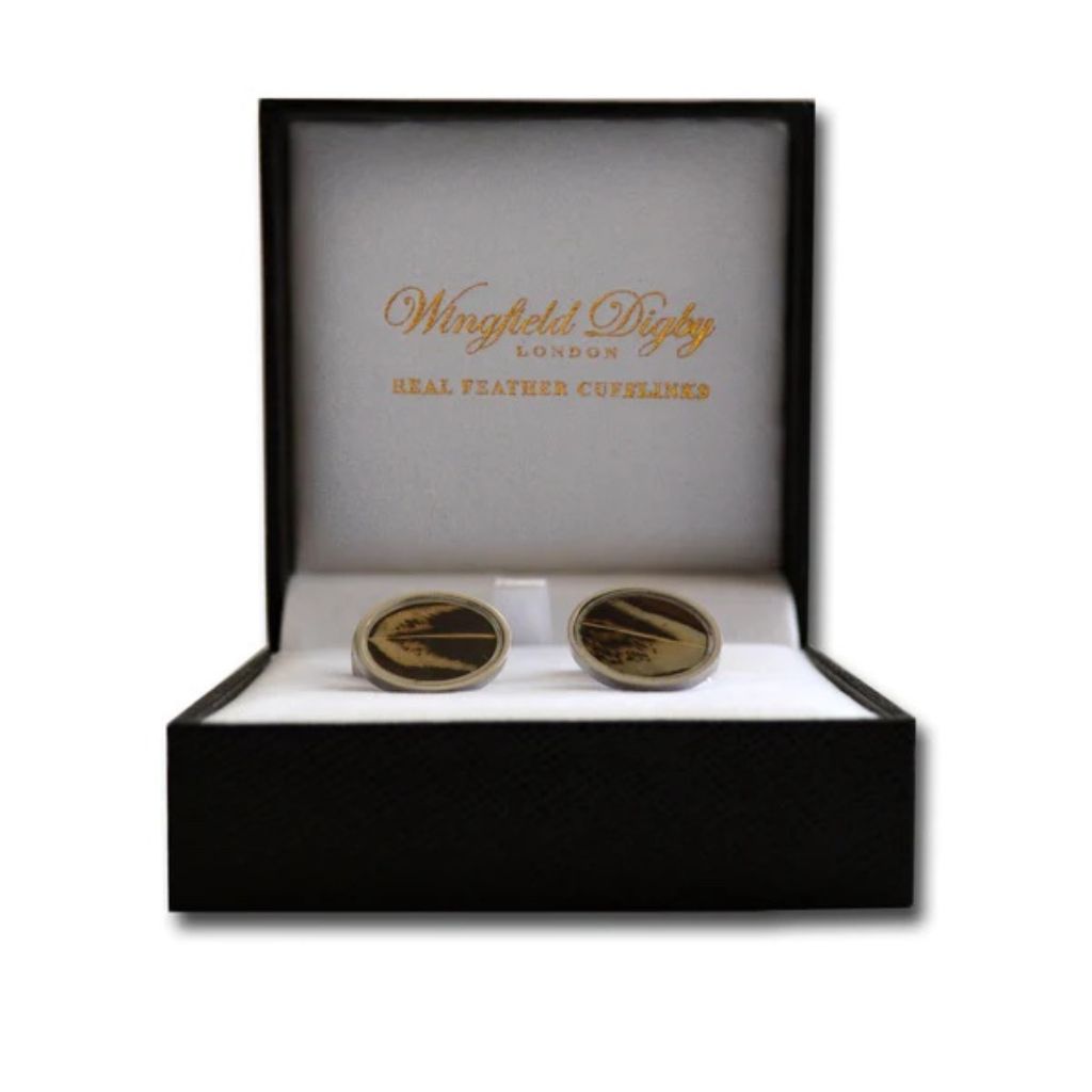 Outlet Item: Cock Pheasant Cufflinks by Wingfield Digby
