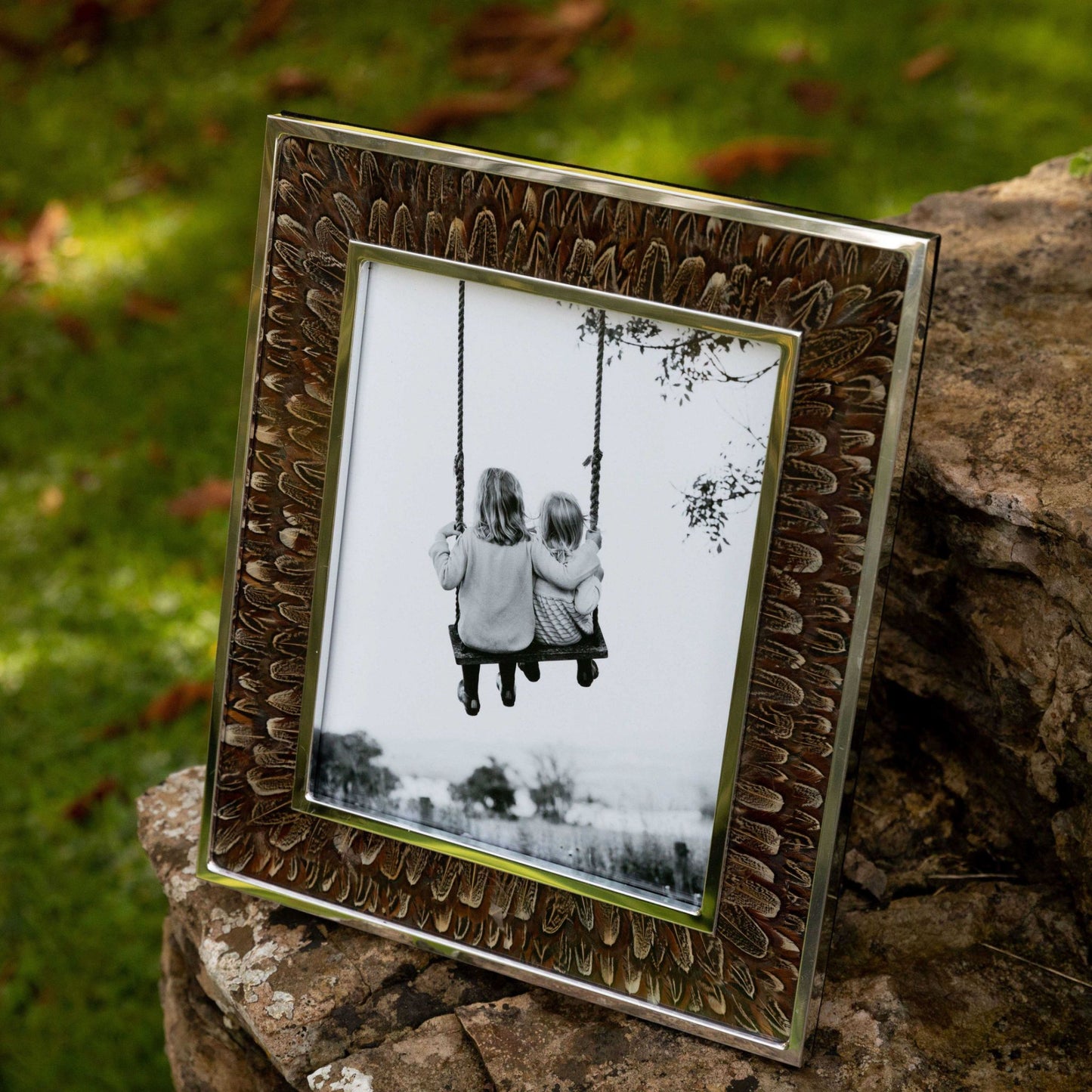 Cock Pheasant Feather Photo Frame by Wingfield Digby