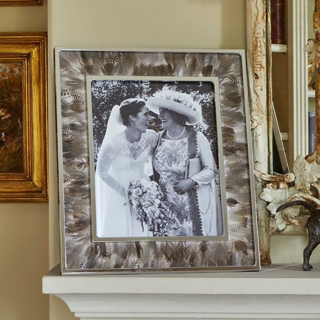 Duck Feather Photo Frame by Wingfield Digby