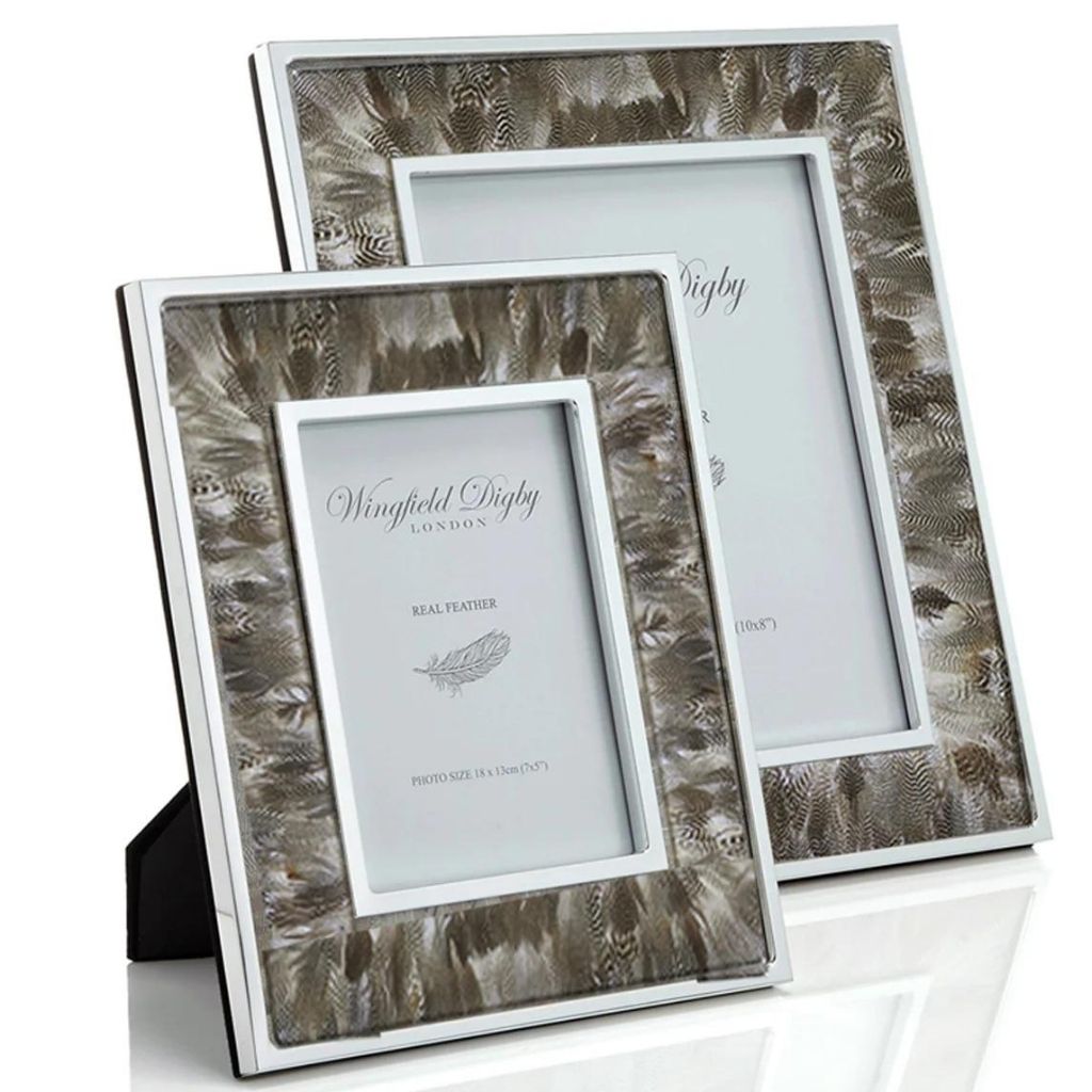 Duck Feather Photo Frame by Wingfield Digby