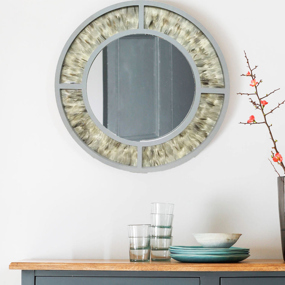 Duck Feather Mirror 20% Off (Last Chance To Buy)