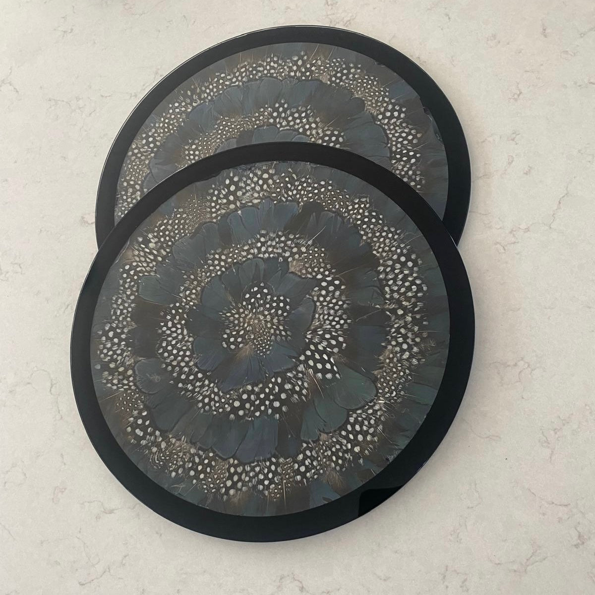 Guinea Fowl & Green Pheasant Placemats - 40% Off (Last Chance To Buy)