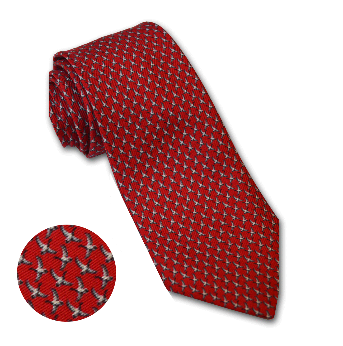 Flying Duck Silk Tie by Wingfield Digby