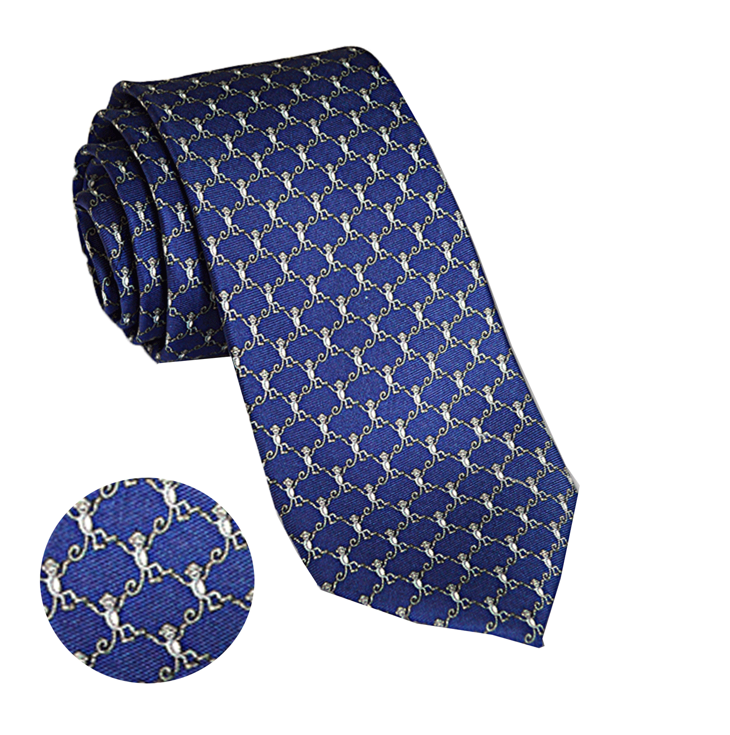 Luxury Monkey Design Silk Tie by Wingfield Digby