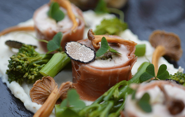 Truffled Ballotine of Pheasant - a seasonal recipe brough to us by Nick Weston from Hunter Gather Cook