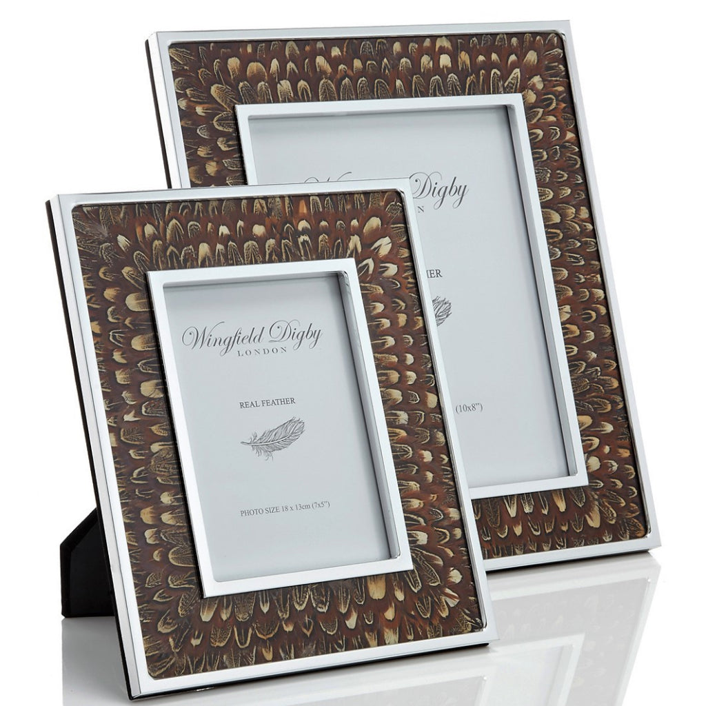 Cock Pheasant Feather Photo Frame by Wingfield Digby
