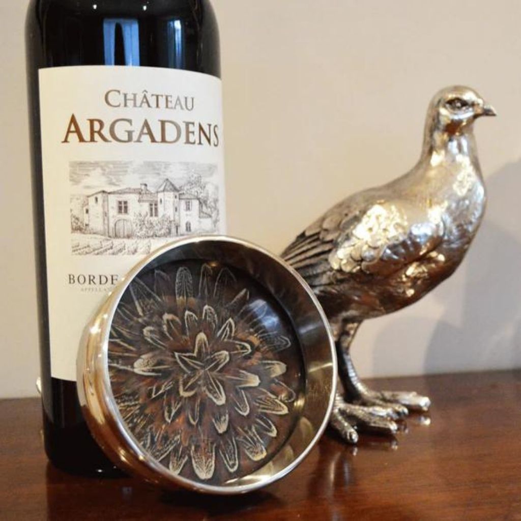Cock Pheasant Wine Coaster by Wingfield Digby
