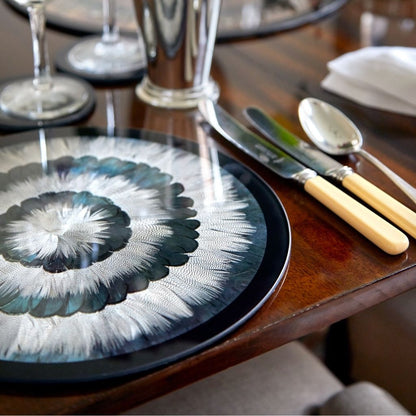 Duck and Pheasant Feather Placemats by Wingfield Digby