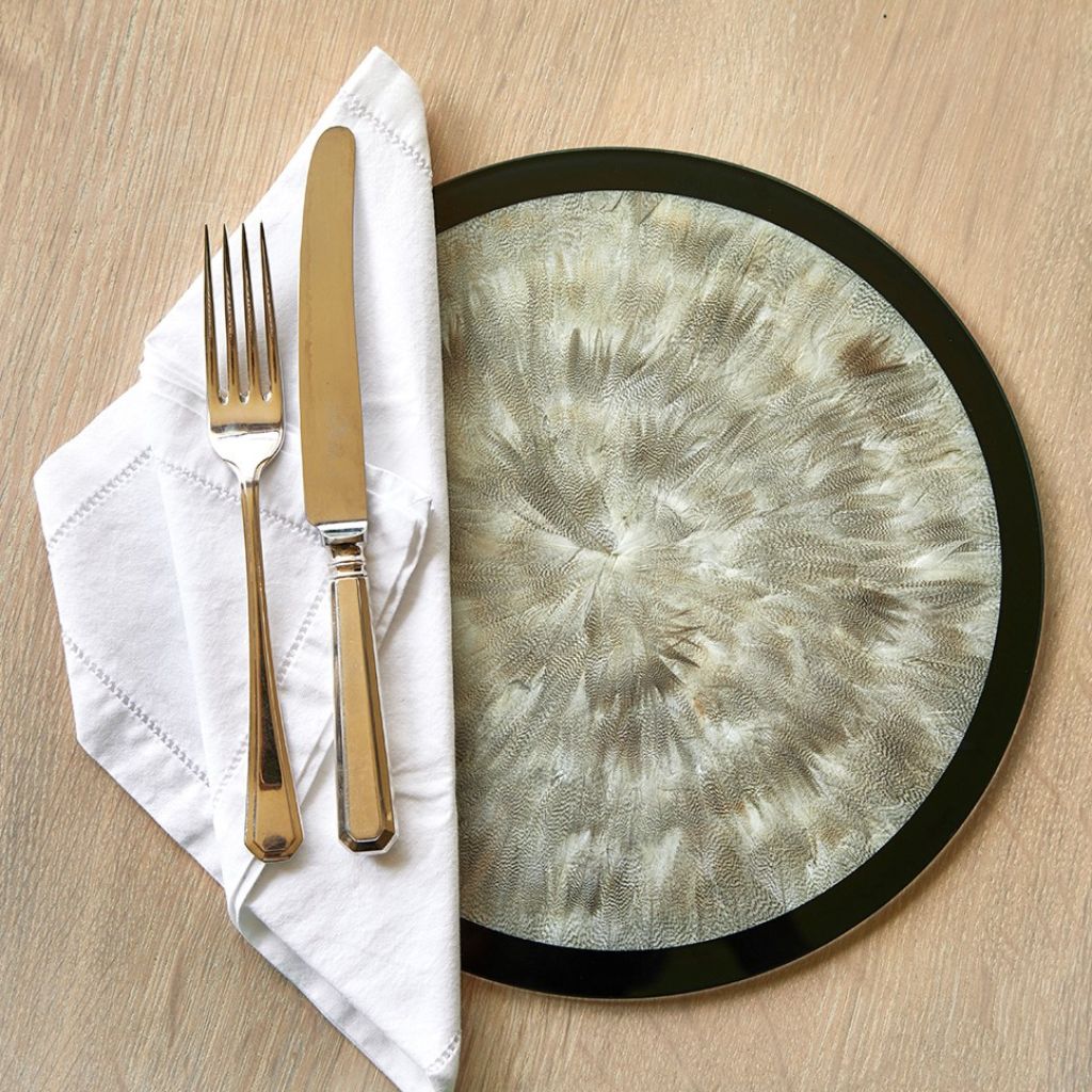 Duck Feather Placemats by Wingfield Digby