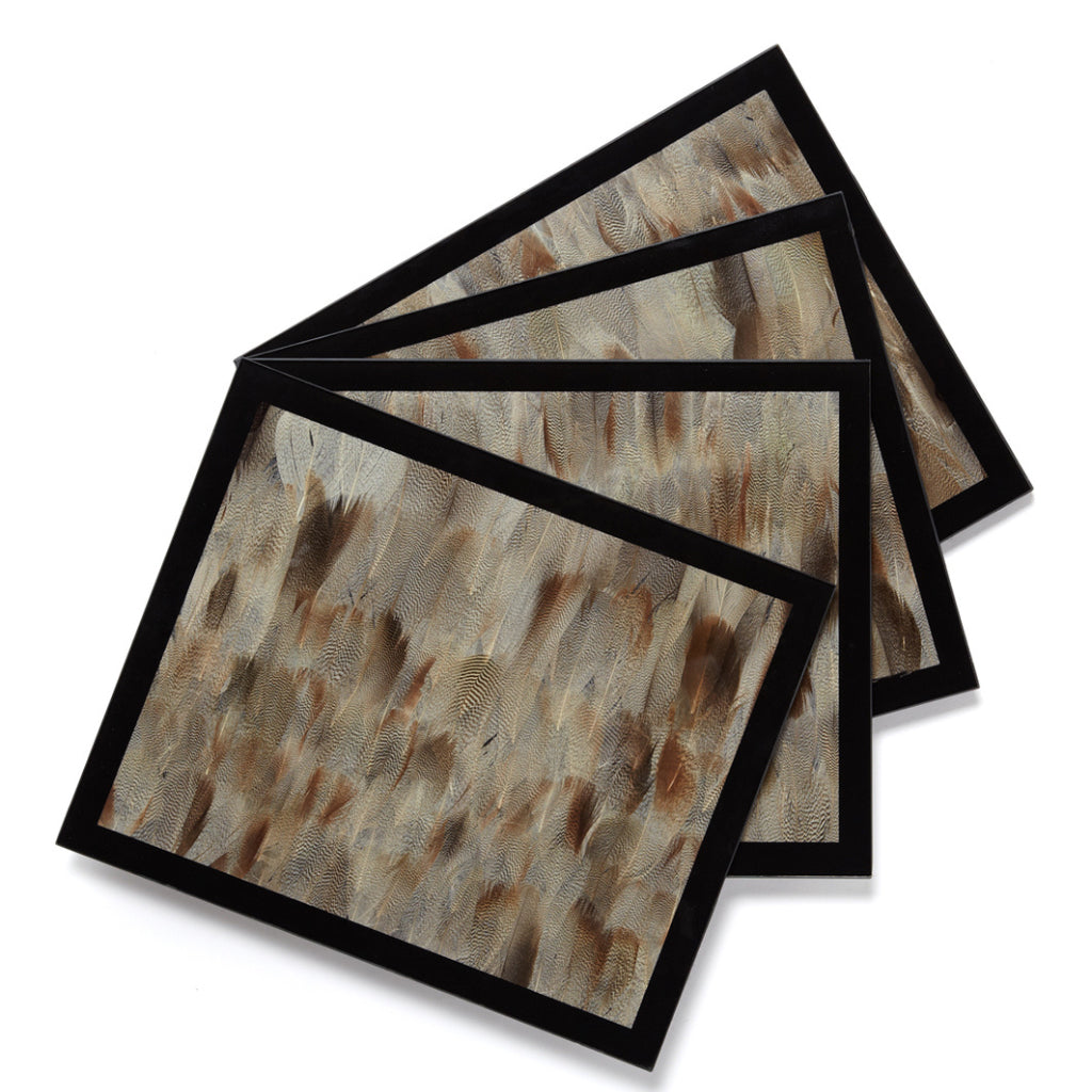 Outlet Item: Square Duck Feather Placemats by Wingfield Digby