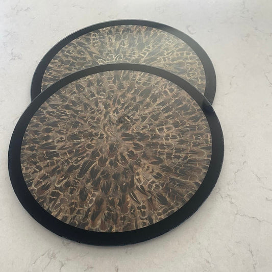 Hen Pheasant Placemats - Set of 2 - 20% Off (Last Chance To Buy)