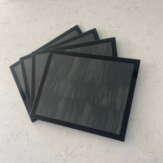 Green Coque Square Placemats - Set of 4 - 40% Off (Last Chance To Buy)