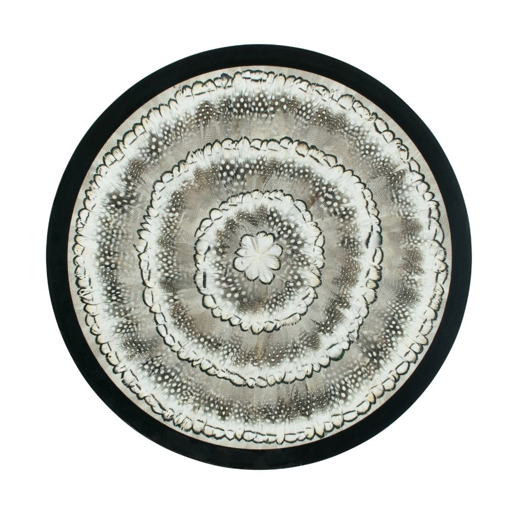 Mixed White Feather Table Centre by Wingfield Digby