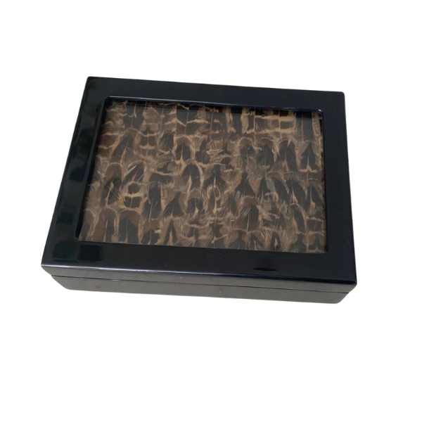 Hen Pheasant Feather Card Box - 20% Off (Last Chance To Buy)