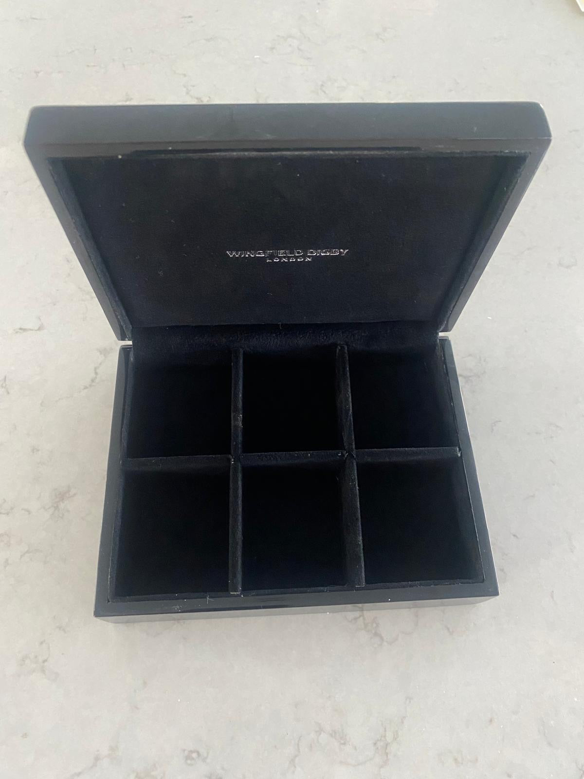 Green Pheasant Feather Cufflink Box - 20% Off (Last Chance To Buy)