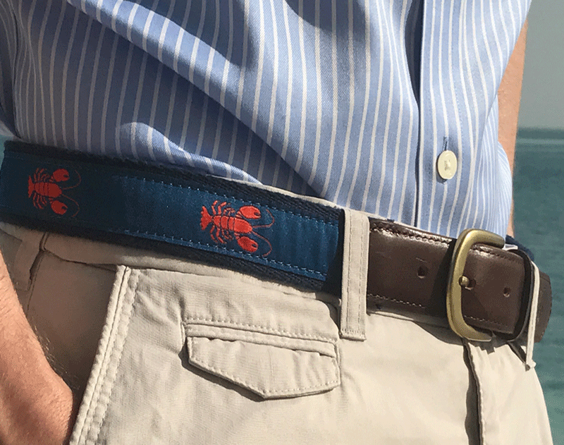 Mens clearance fish belt