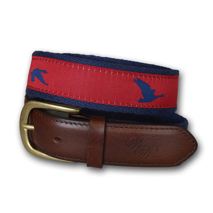 Flying Goose Canvas and Leather Belt by Wingfield Digby