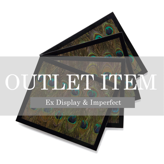 Outlet Item: Square Peacock Feather Placemats by Wingfield Digby