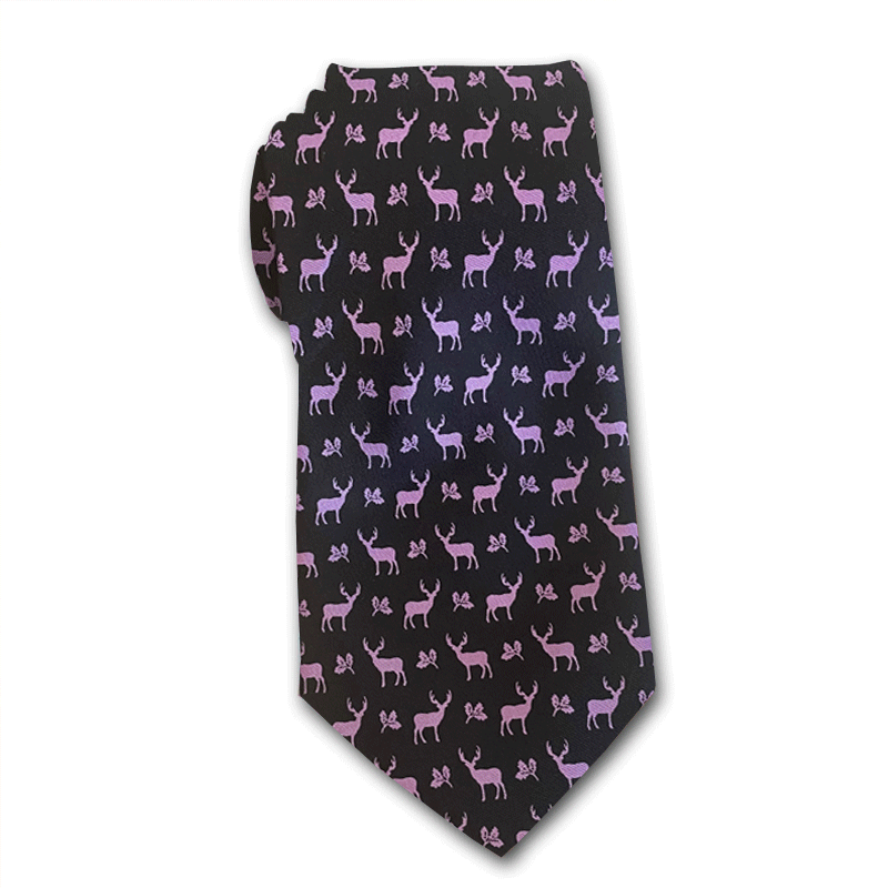 Sample Silk Tie - Stag by Wingfield Digby