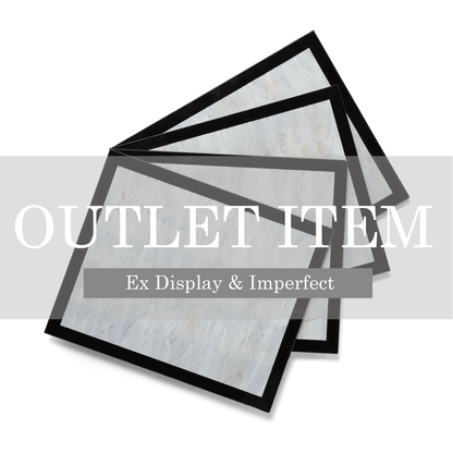 Outlet Item: Square White Goose Feather Placemats by Wingfield Digby