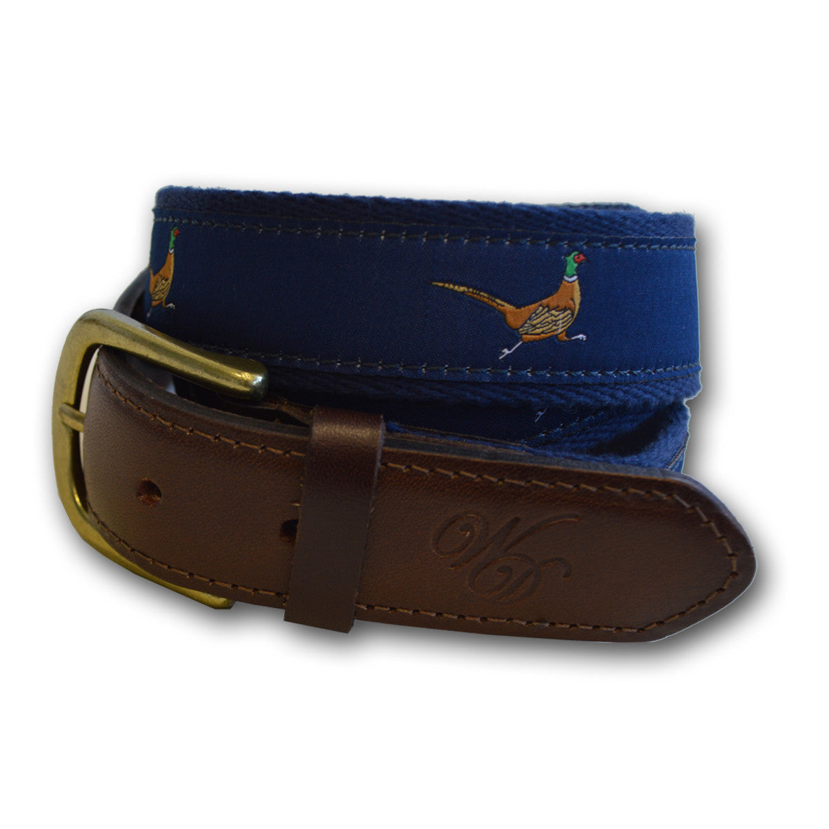 Pheasant Canvas and Leather Belt by Wingfield Digby