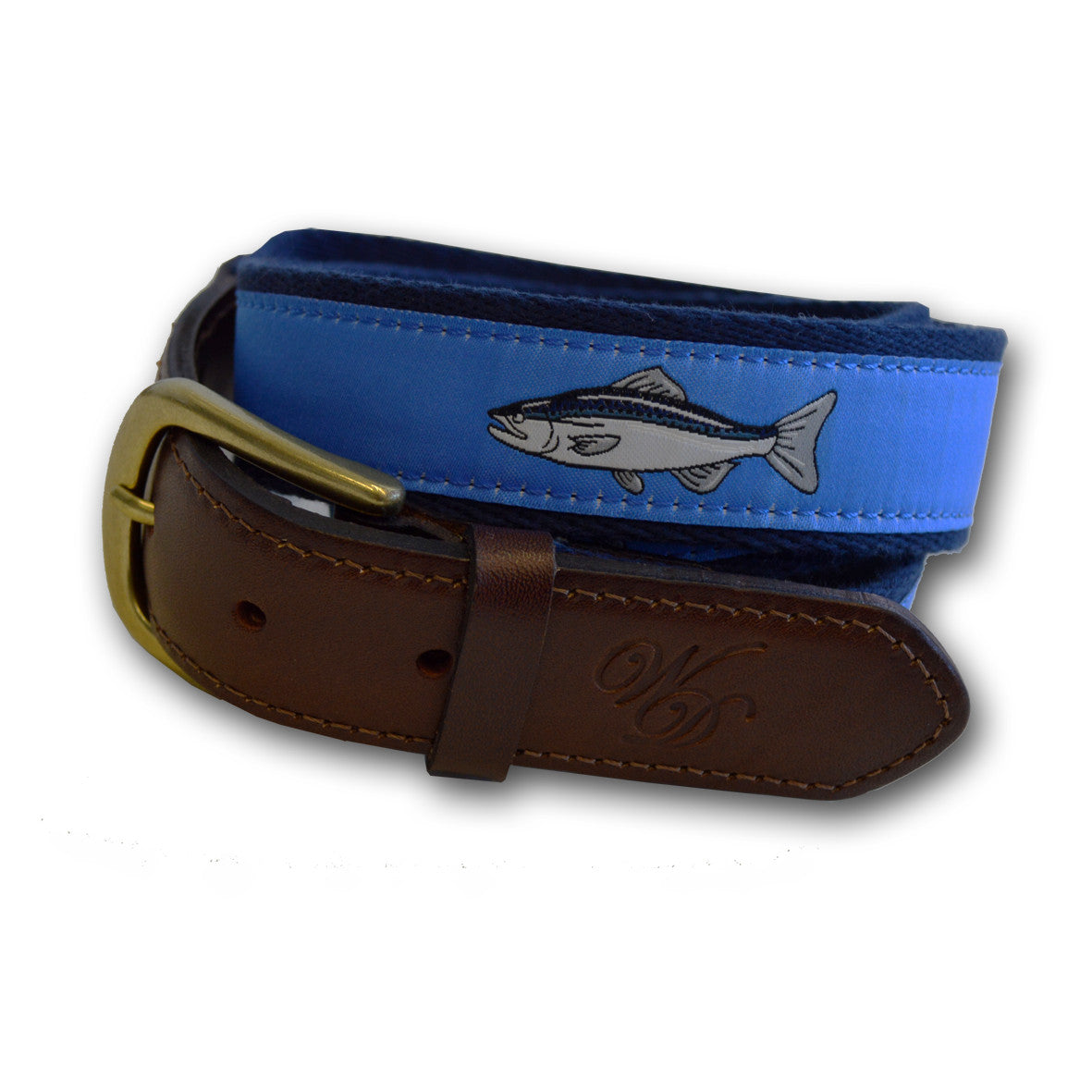Salmon Cnavas and Leather belt by Wingfield Digby
